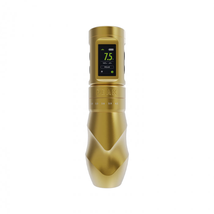 Peak Solice Pro V2 Wireless Tattoo Machine Matte Gold