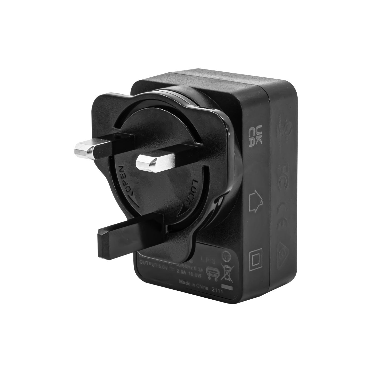 Netzkabeladapter International mit EU-UK-AU-Anschlüssen