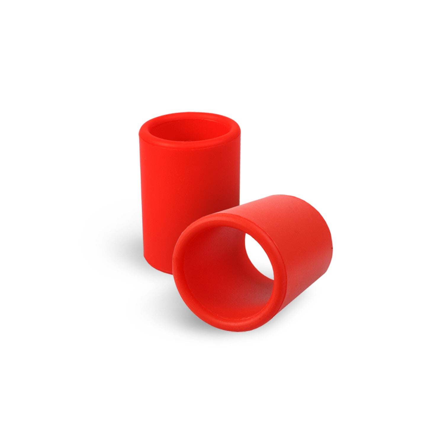 silicone-grip-cover-in-red-for-tattoo-grip image 1